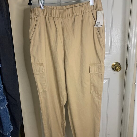 H&M Tan Cotton Cargo Dress Pants - Picture 1 of 3